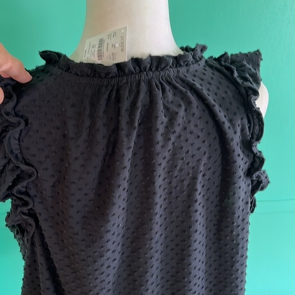 J Crew dots and ruffle sleeve tunic - Picture 10 of 13
